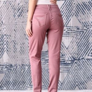 DoJo Seven High Rise Skinny Pink TRENDY  Ankle Jean NWOTS Sz 6